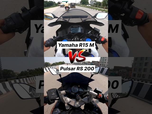 Yamaha R15 M VS Pulsar RS 200  #shorts #r15m