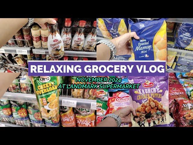 Relaxing Grocery Vlog November 2024 at Landmark Supermarket Haul