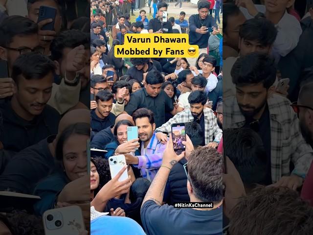 Varun Dhawan Baby John Promotion Jaipur - Varun Dhawan Crazy Fans - Wamiqa Gabbi, Keerthy Suresh