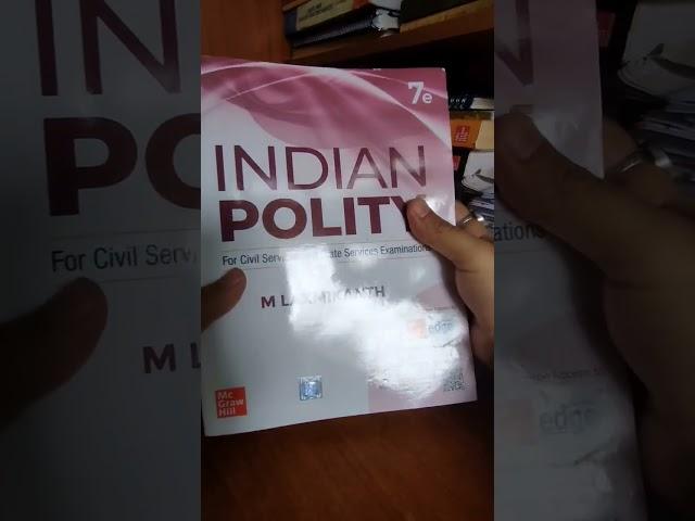 Laxmikant Polity 7th Edition #upsc #apsc #2023