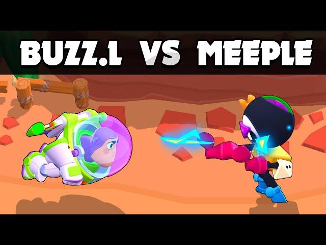 BUZZ LIGHTYEAR vs MEEPLE | 1 vs 1 | Brawl Stars