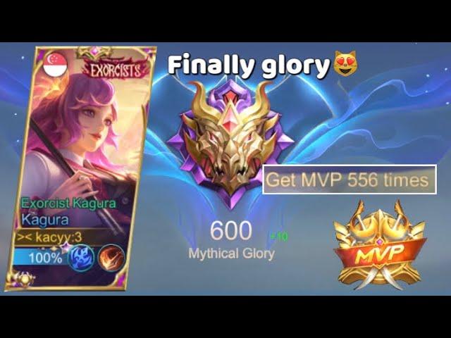 Mythical glory with me‼️ Kagura exorcist mvp rank️