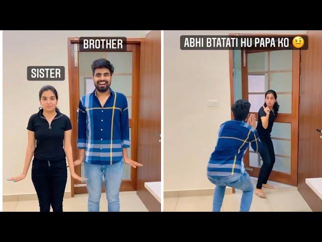 Brother Vs Sister  | Viral Comedy Video #priyalkukreja #dushyantkukreja #shorts #ytshorts #funny