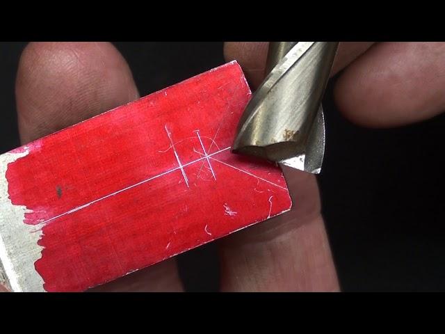 TIPS #393 How to Cut a V Groove on the Bridgeport Mill tubalcain