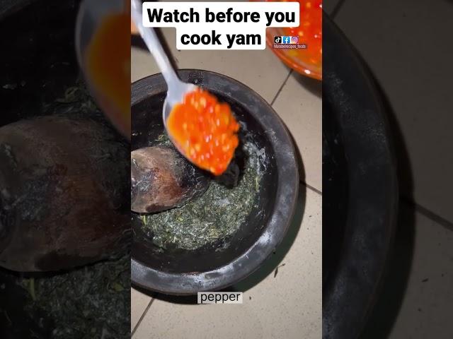 My Mum's Secret In Making Yam and Bitterleaf Combo/Everyone is Asking for More/ Village People Food