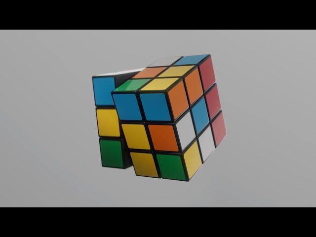 C4D Rubiks Cube Animation - Cinema 4D Tutorial (Free Project)