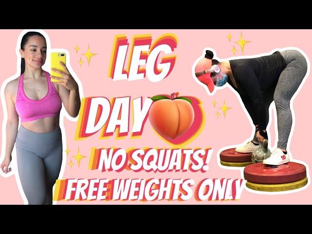 LEG DAY! How to Grow your Glutes! Glute Activation! Glute/Hamstring Focus! No Machines! Free Weights