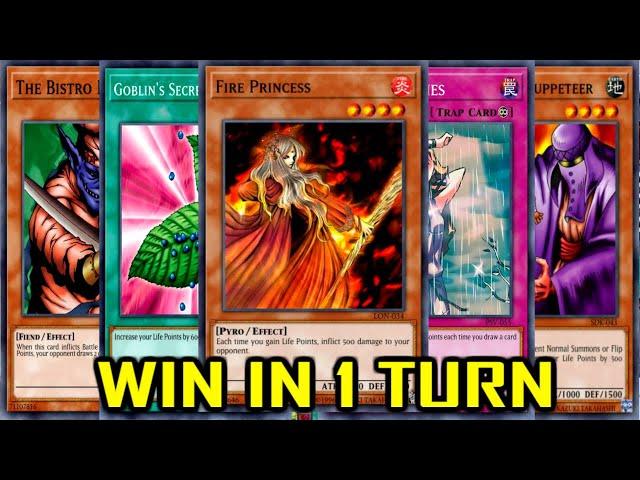 Yu-Gi-Oh! Power of Chaos Joey the Passion - WIN IN 1 TURN DECK - FIRE PRINCESS DECK - 3 DECKS OTK