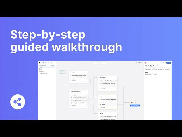 How to build an AI chatbot: step-by-step guided walkthrough tutorial