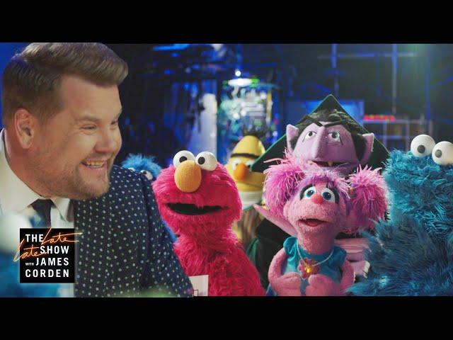 Sesame Street Cast Crashes The Late Late Show (Cold Open)