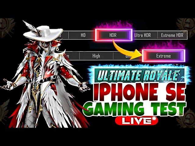 IPHONE SE 2022 PUBG/BGMI TEST in Ultimate Royale  | SE 2022 Review for Gaming | Se 3 in 2025