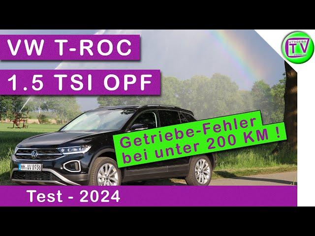 VW T-ROC 1.5 TSI OPF DSG Test, Fahrbericht, Review 2024