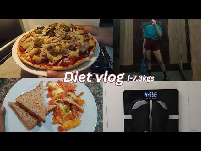 Diet vlog| -1.7kgs, My homecook diet meal, Cheat day + answering question