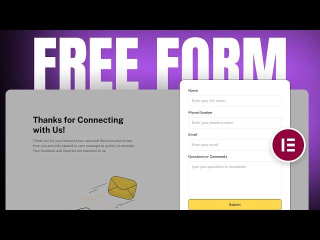 How to Create Free Contact Form in Elementor