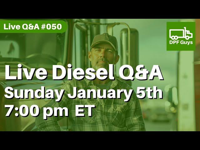 DPF Guys Q&A #50: Diesel Myths Busted! Soot, DEF, Regeneration & The Best Additives Explained!