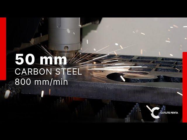 Fiber Laser 30 kW Cutting of Carbon Steel: up to 50mm thick