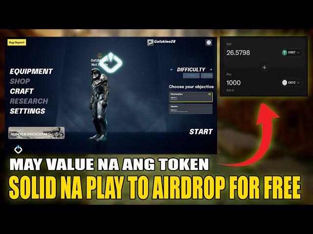 NEW PLAY TO AIDROP NA SOLID | MAY VALUE NA ANG TOKEN | FREE TO EARN