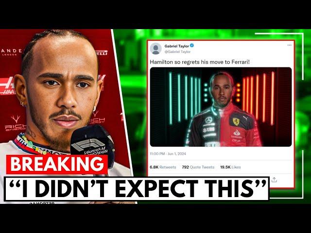 Hamilton SHARED NEW INSIGHT After Belgian Grand Prix!