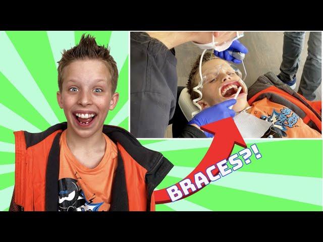 Paxton gets Braces!