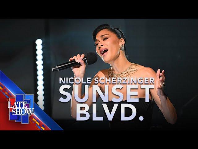 "As If We Never Said Goodbye" - Nicole Scherzinger - Sunset Blvd. (LIVE on The Late Show)