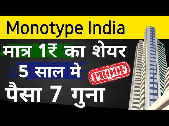 Monotype India Ltd Share News | Monotype India Share News | Stock Market