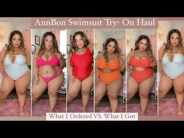 @annbonswimsuit  Plus Size Swimsuit | TRY ON - HUAL “ What  I Order Vs. What I Got” ️️