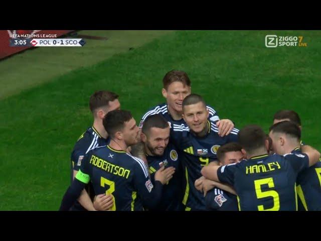 John McGinn Goal,Poland vs Scotland(0-1) All Goals and Extended Highlights