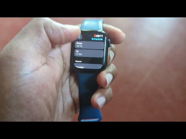 How To Schedule Do Not Disturb Mode Apple Watch Series 8