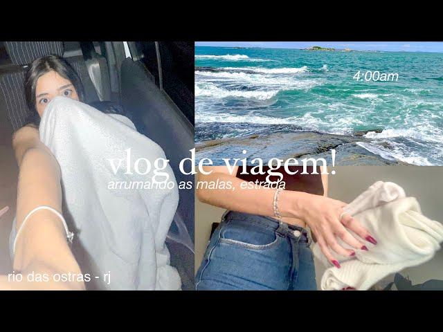 viajando para a praia! vlog: arrumando minha mala (necessaire, roupas) e pegando estrada🫧️