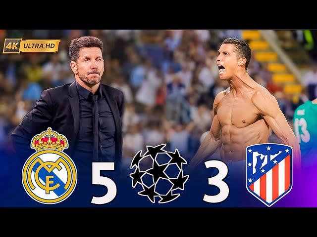 Ronaldo shines in the 2016 final and leads Real Madrid to victory over Atletico Madrid in the UCL