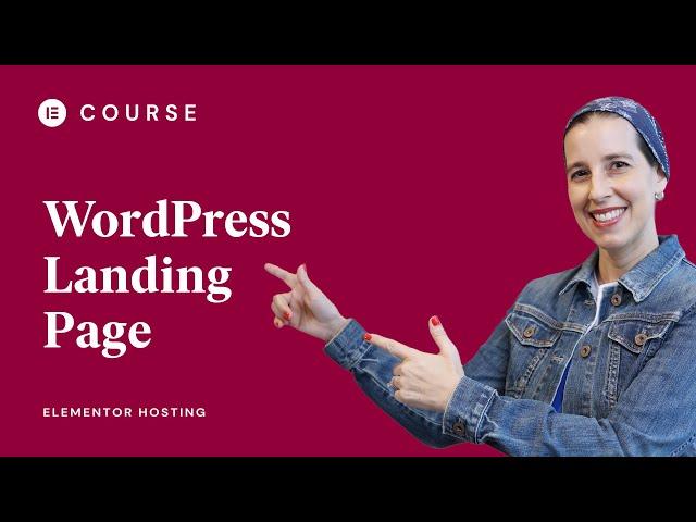 How to Create a Landing page in WordPress With Elementor Hosting  #elementor #hosting #landingpage