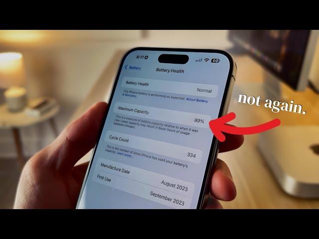 Why My iPhone 15 Pro Max Battery Health TANKED! It’s happening again 