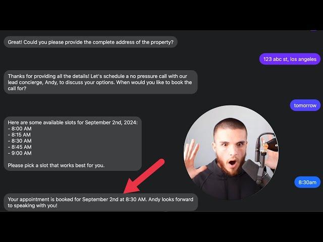 FINALLY! Brand New GoHighLevel FB Messenger AI Booking Bot Without Zapier Or Booking Links