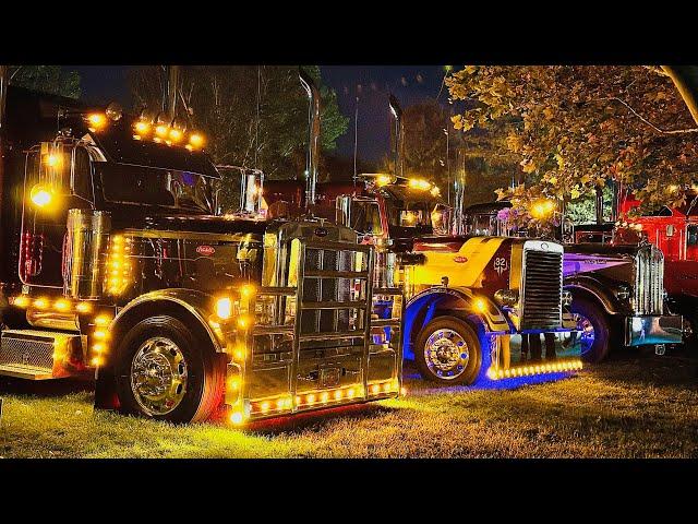 LIGHT SHOW 2024 @ GREAT SALT LAKE SEMI TRUCK SHOW in LEHI, UTAH (4K 60fps)