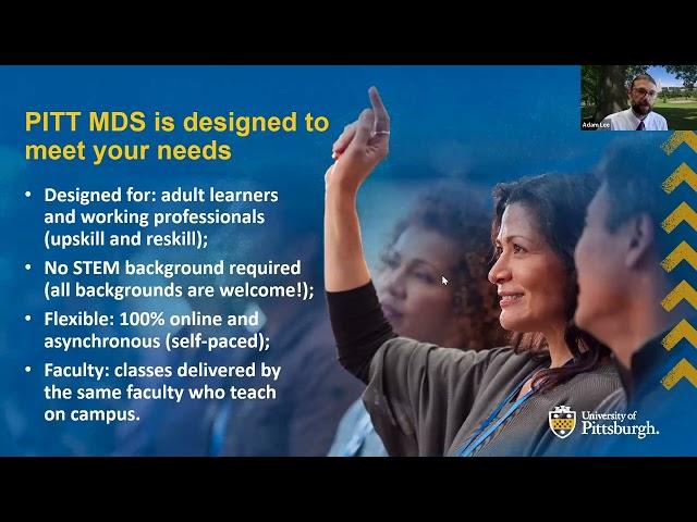 University of Pittsburgh Webinar: An Inside look at the Pitt MDS program 6.27.24