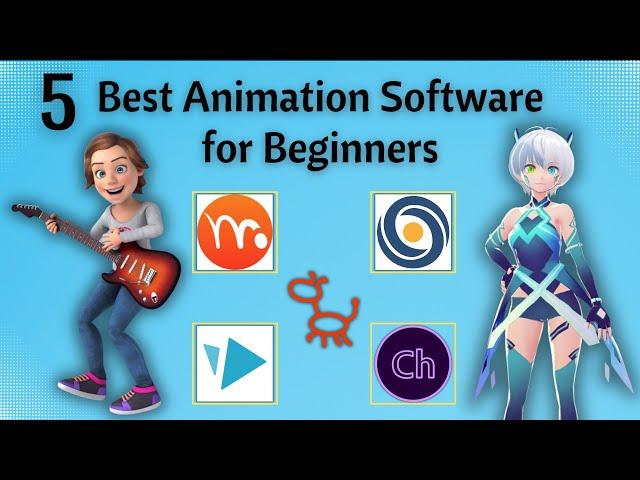 5 Best Animation Software for Beginners | Best 3d Cartoon Animation Software for PC
