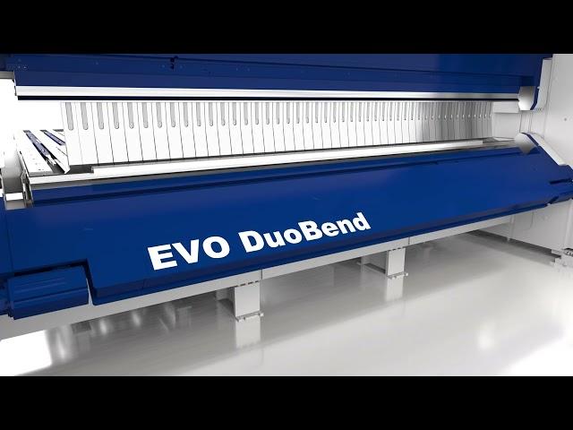 SCHROEDER sheet metal folder with two folding beams: EVO DuoBend