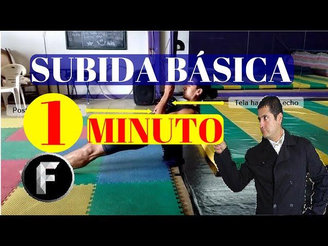 telas aéreas subida básica en 1 minuto | 1 minuto para subida básica en telas