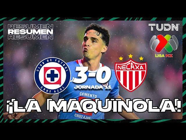 Resumen y goles | Cruz Azul 3-0 Necaxa | Liga Mx -AP2024 - J11 | TUDN