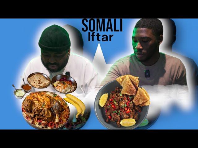 Having Somali food for Iftar feat. Bashtheentertainer