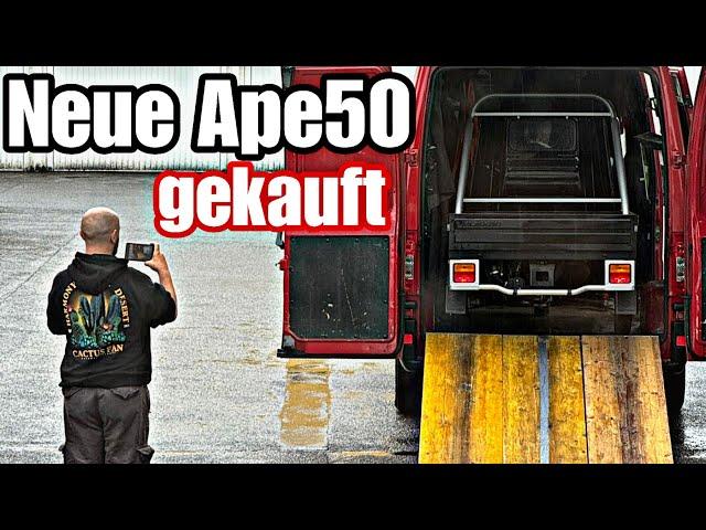 Neue Ape 50 Gekauft Fahr Vlog  Ape mit 0 Kilometern gekauft