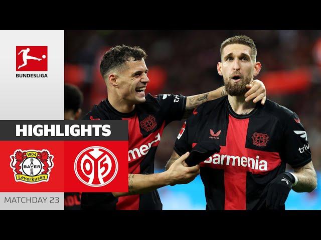 33 Games Without a Defeat! | Leverkusen - 1. FSV Mainz 05 | Highlights | MD23 – Bundesliga 23/24