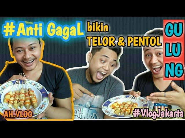 Cara bikin TELUR GULUNG anti GAGAL|mudah cara buatnya,murah meriah #VlogJakarta