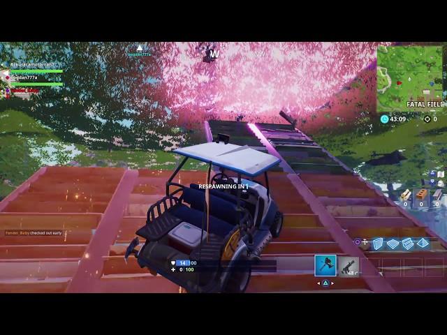 FenderXT  - Fortnite -  What is under the cube? Can you get in under it?