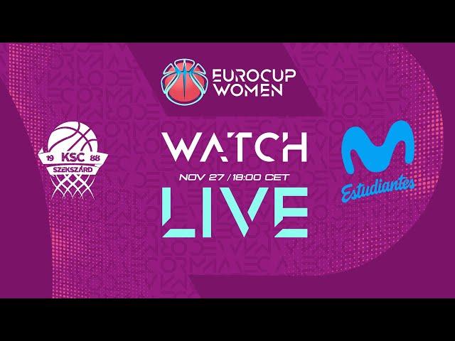 TARR KSC Szekszard v Movistar Estudiantes | Full Basketball Game | EuroCup Women 2024-25