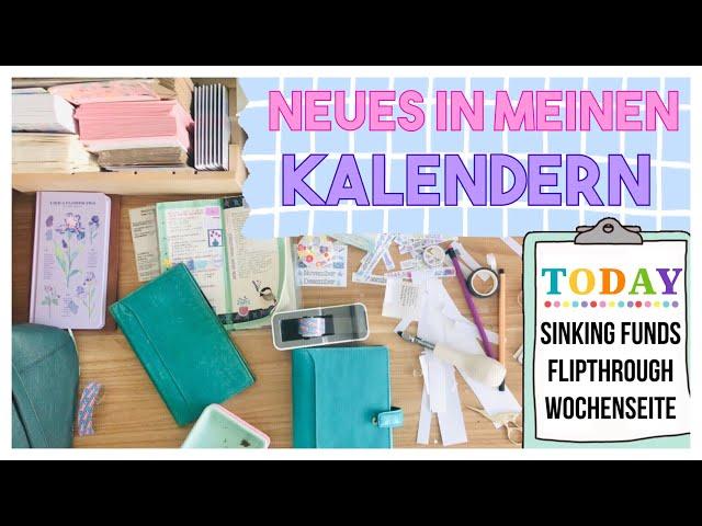 Neues in meinen Kalendern und eine Frage zum Budgeting