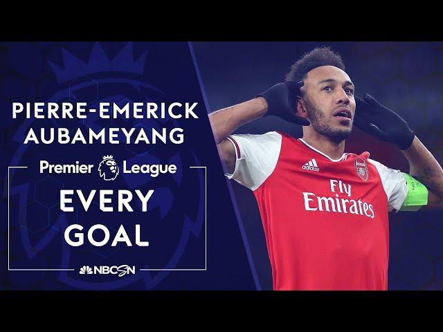 Every Pierre-Emerick Aubameyang goal through Matchweek 29 | Premier League | NBC Sports