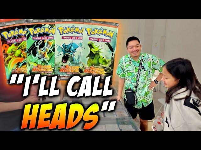 She Calls a $3200+ DOUBLE or NOTHING Coin Flip! | Collectors EXPO LA Day 2 VENDOR POV