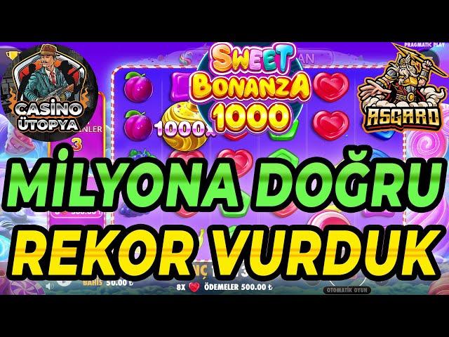 SWEET BONANZA 1000 Yeni Oyun  SLOT OYUNLARI | MİLYONA KOŞTUK !! big bass bonanza gates of olympus