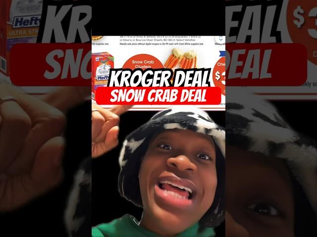 Snow Crab deal at Kroger ends 10/10 | All Digital Couponing Deal | Learn how to save on groceries!
